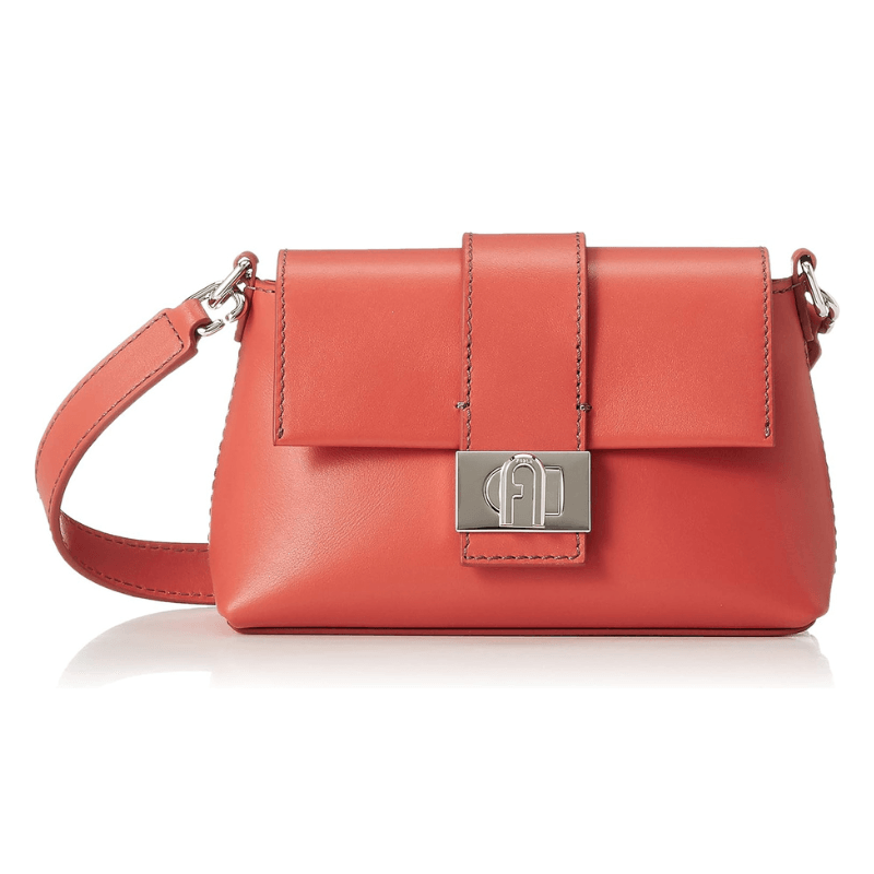 Furla 'Hello Kitty' Charlotte Small Shoulder Bag - Tangerine - AUSOUTLET.com.au