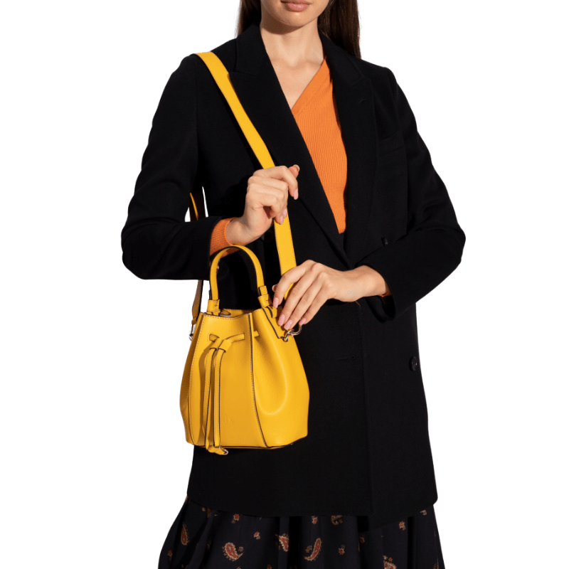 Furla Miastella Mini Bucket Bag - Polline - AUSOUTLET.com.au