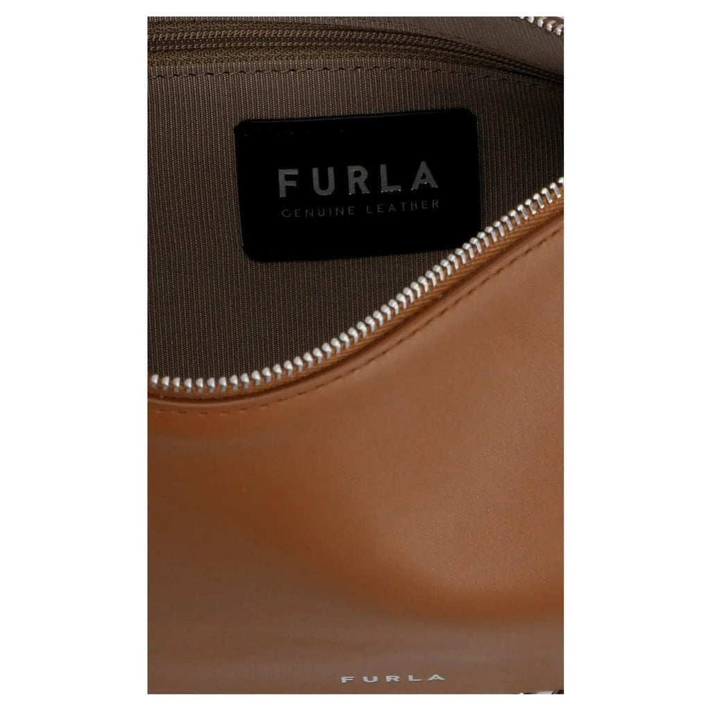 Furla 'Moon' Small Shoulder Bag - Cognac - AUSOUTLET.com.au