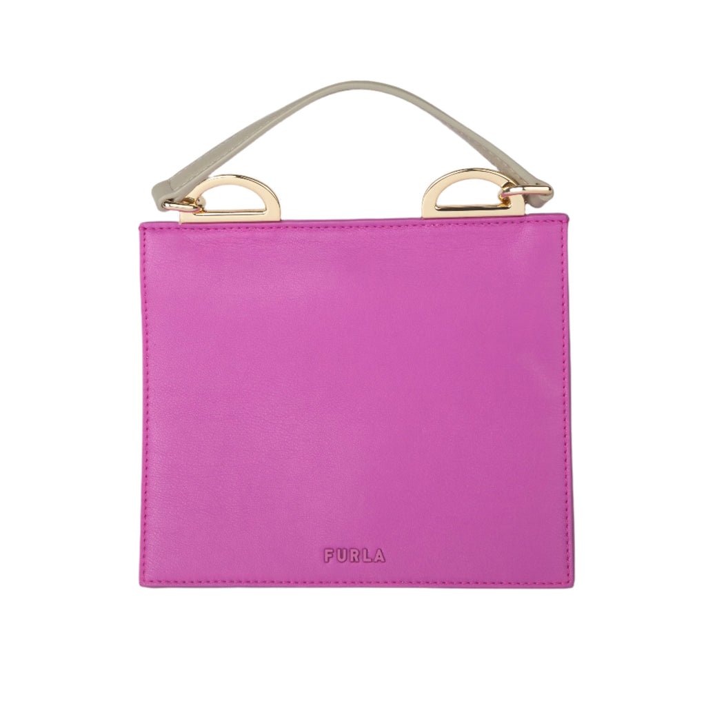 Furla Futura Mini Top Handle - Roxy Pink, Beige and Gold - AUSOUTLET.com.au