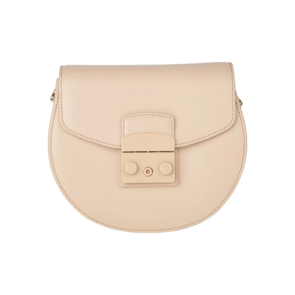 Furla Metropolis Mini Crossbody Round - New Calf Ballerina - AUSOUTLET.com.au