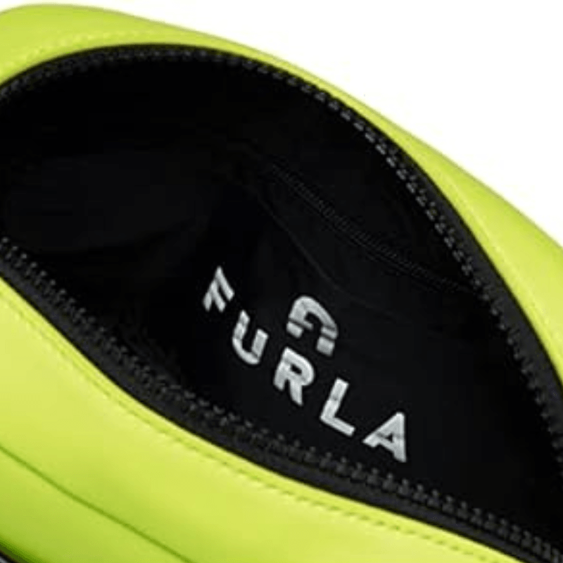 Furla Iris Mini Crossbody Bag - Giallo Fluorescente Nero - AUSOUTLET.com.au