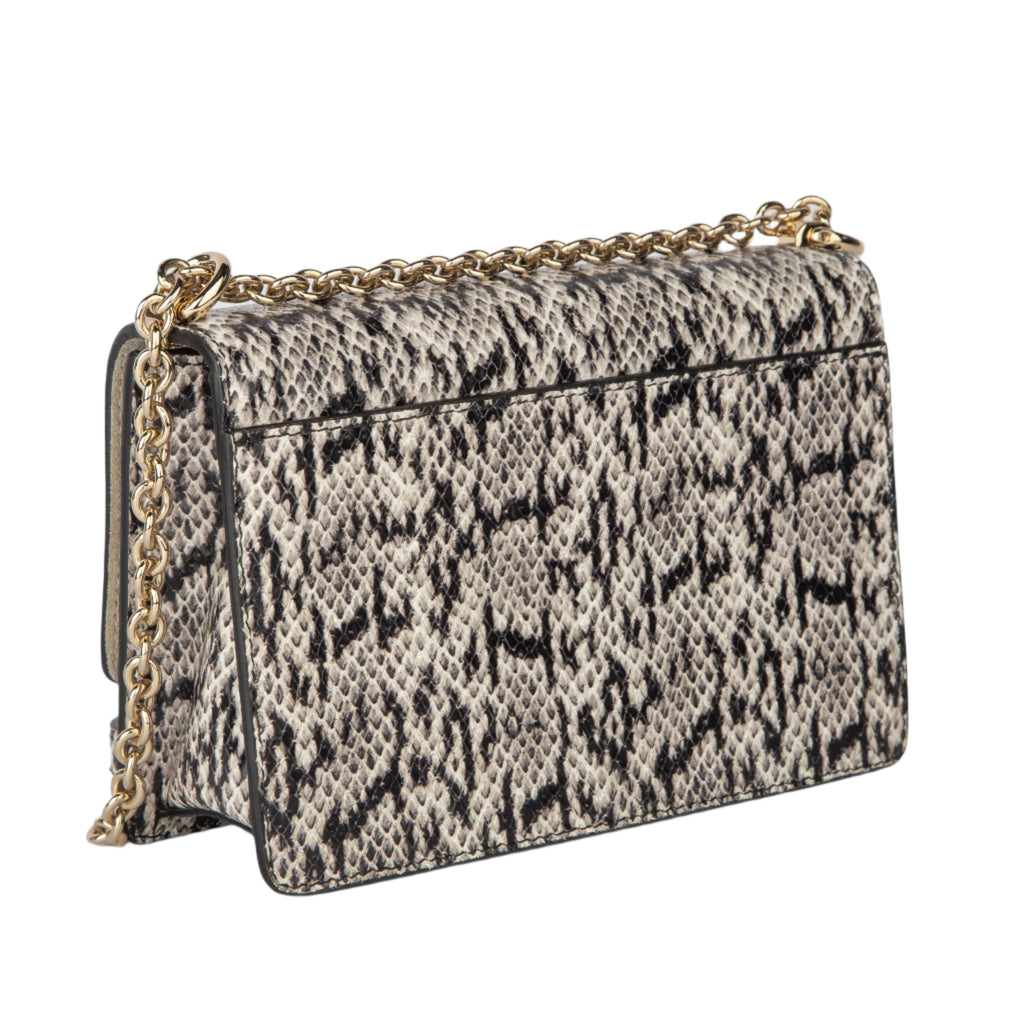 Furla Mini Crossbody - Vitello Roma Black, White and Gold - AUSOUTLET.com.au