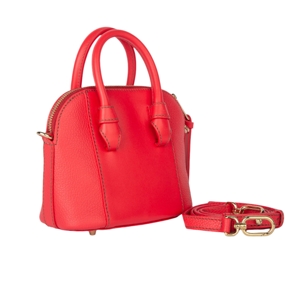 Furla Miastella Mini Dome - Flame Red - AUSOUTLET.com.au