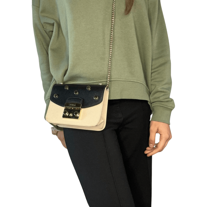 Furla Julia Mini Crossbody - Acero - AUSOUTLET.com.au