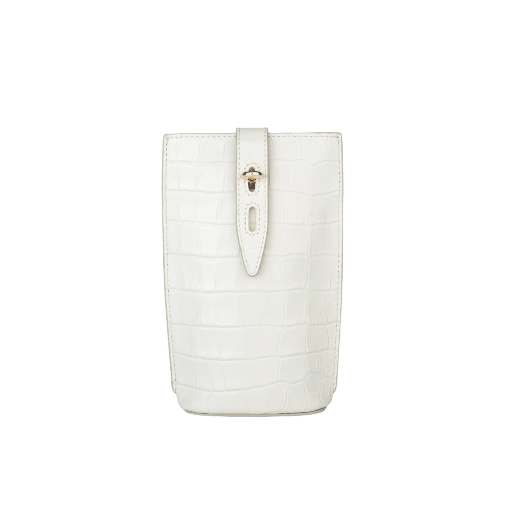 Furla Mini Unica Leather Crossbody Bag - Marshmallow - AUSOUTLET.com.au