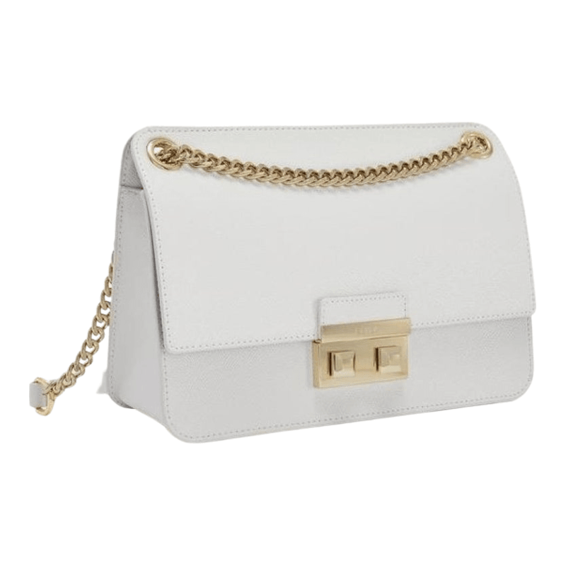 Furla Bella Small Crossover Bag - Talco White - AUSOUTLET.com.au