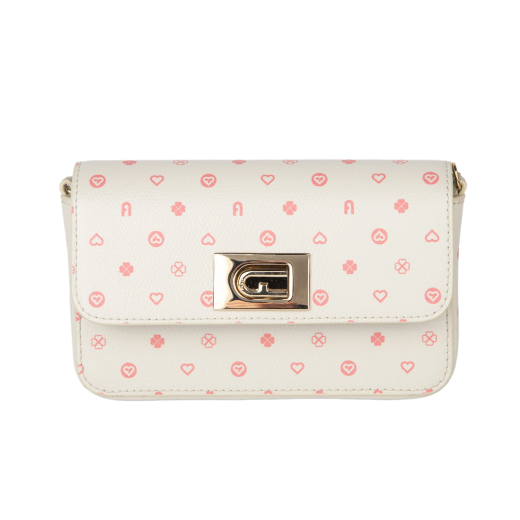 Furla 1927 Mini Crossbody - Marshmellow / Light Gold - AUSOUTLET.com.au