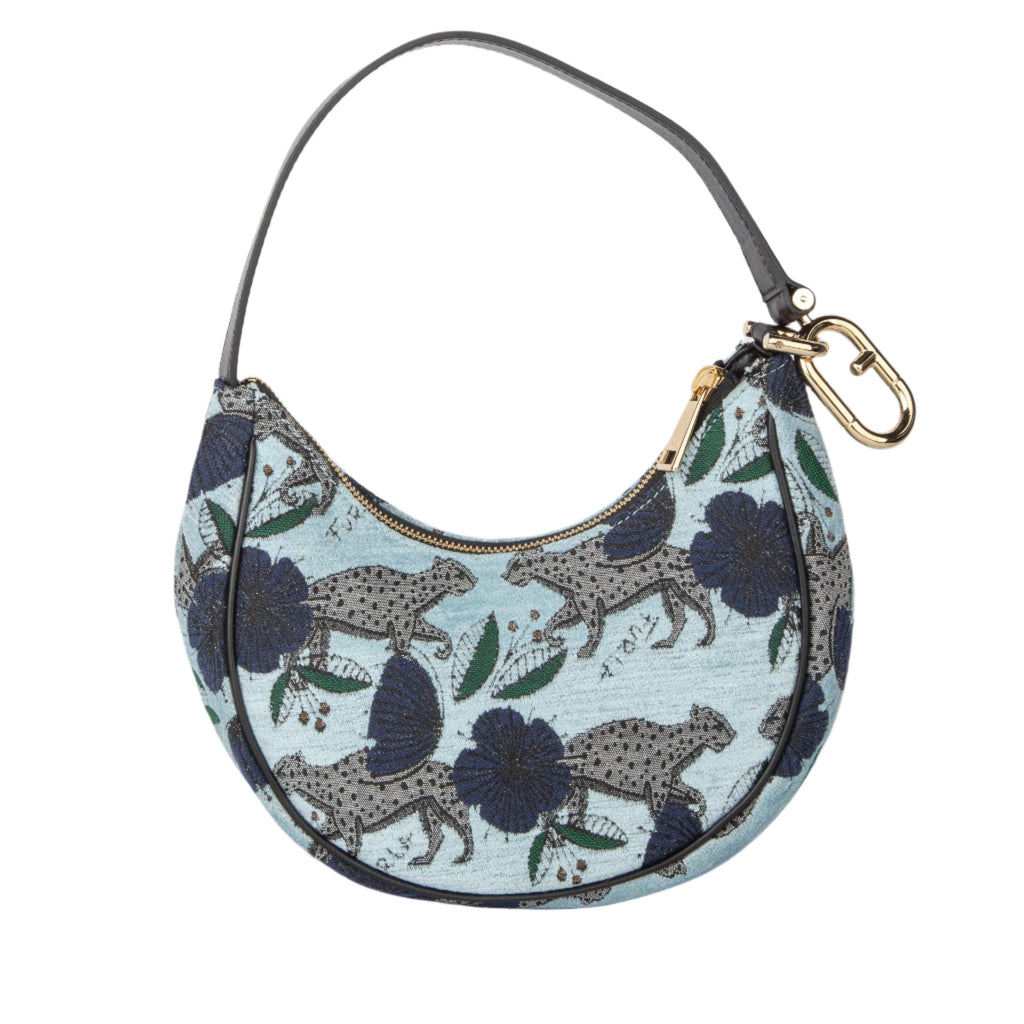 Furla Primavera S Shoulder Bag - Vitello Roma Uni Toni Azzurro Ligh...