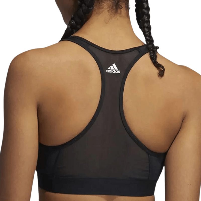 Adidas Womens Dont Rest Black Sport Bra - AUSOUTLET.com.au