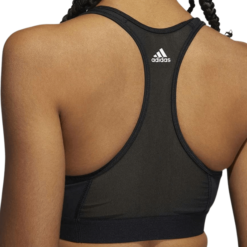 Adidas Womens Dont Rest Black Sport Bra - AUSOUTLET.com.au