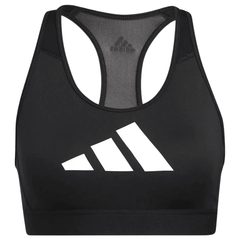 Adidas Womens Dont Rest Black Sport Bra - AUSOUTLET.com.au