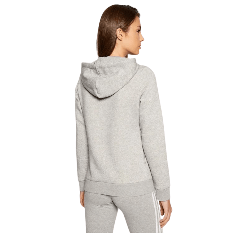 Adidas Essentials Logo Fleece Hoodie in Grey - AUSOUTLET.com.au