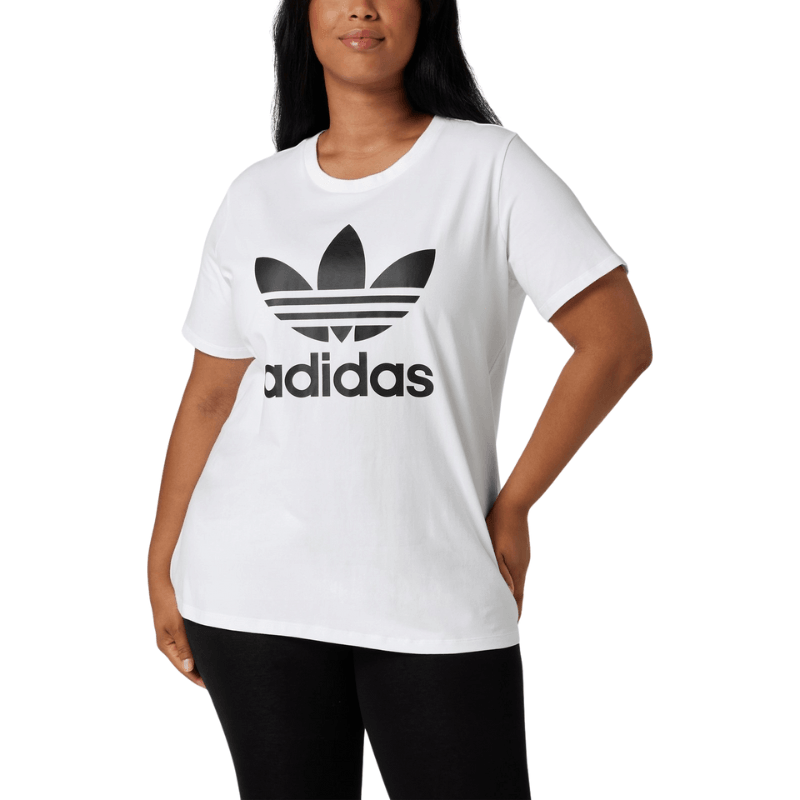 Adidas Womens Originals Adicolor Plus Size T-shirt - AUSOUTLET.com.au