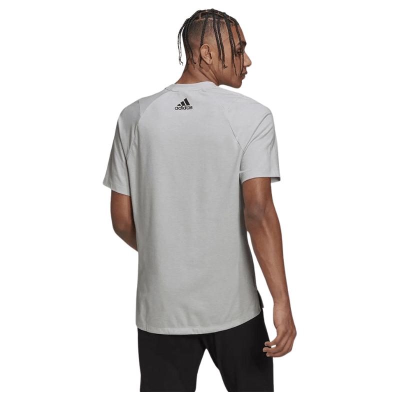 Adidas Mens Light Solid Grey T-Shirt - AUSOUTLET.com.au