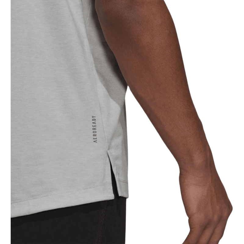 Adidas Mens Light Solid Grey T-Shirt - AUSOUTLET.com.au