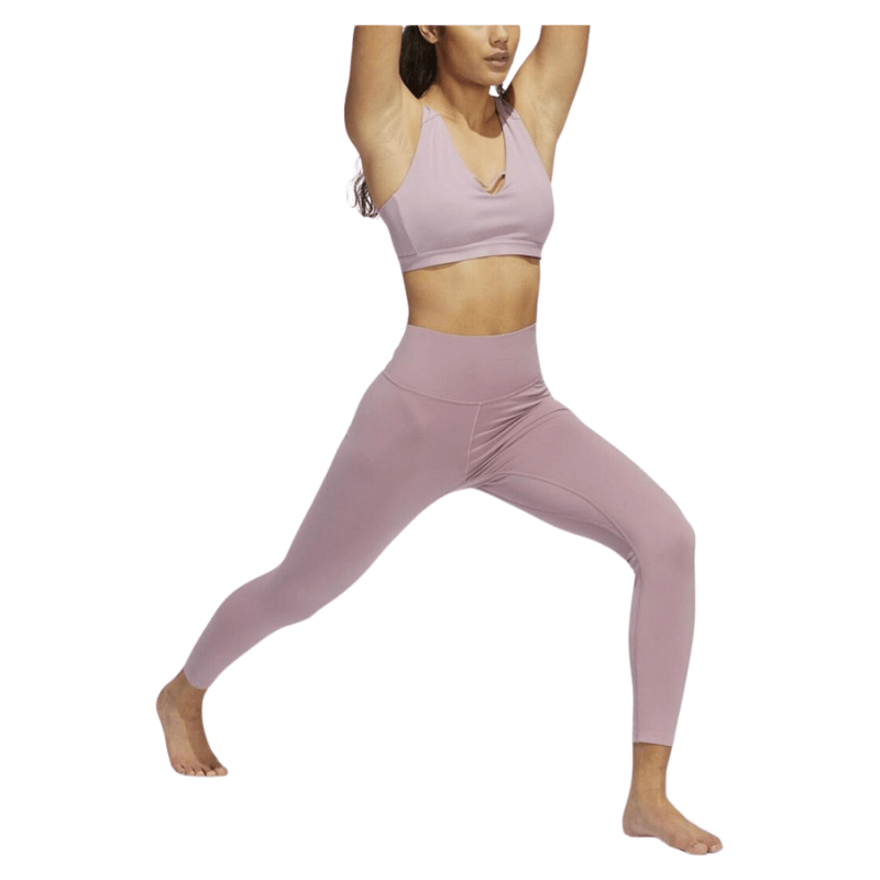 Adidas Yoga Luxe Studio 7/8 Leggings - Magic Mauve - AUSOUTLET.com.au