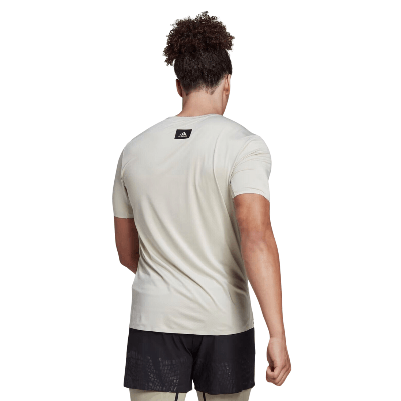 Adidas Mens Beige T-Shirt - AUSOUTLET.com.au