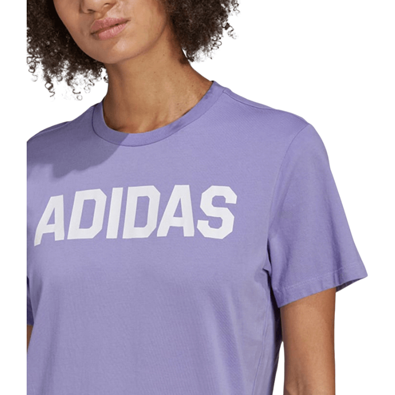 Adidas Womens Light Purple Streetball T-Shirt - AUSOUTLET.com.au