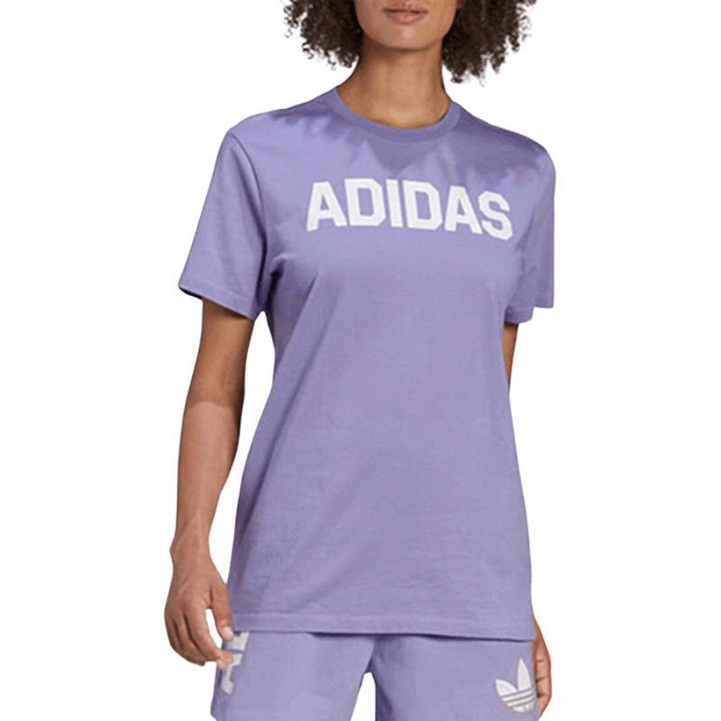 Adidas Womens Light Purple Streetball T-Shirt - AUSOUTLET.com.au