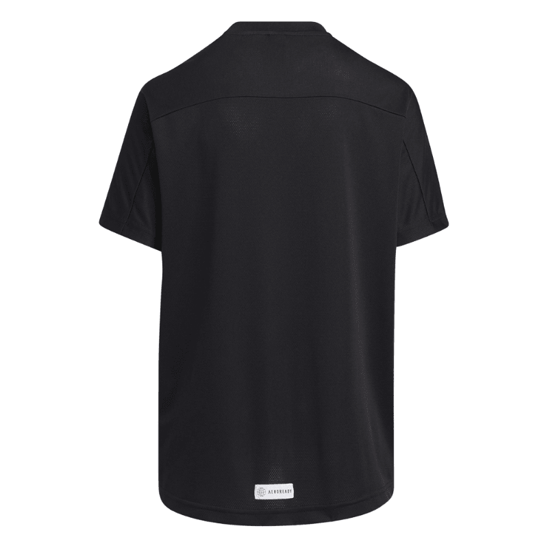 Adidas Kids Black/Blue T-Shirt - AUSOUTLET.com.au