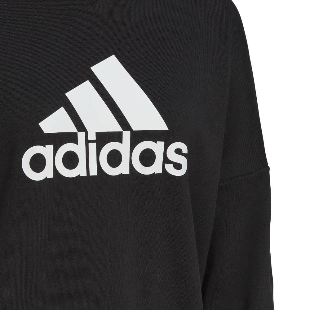 Adidas Womens Black Crew Sweatshirt - AUSOUTLET.com.au