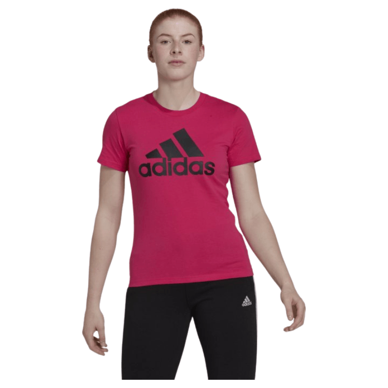 Adidas Womens Sport Magenta T-shirt - AUSOUTLET.com.au