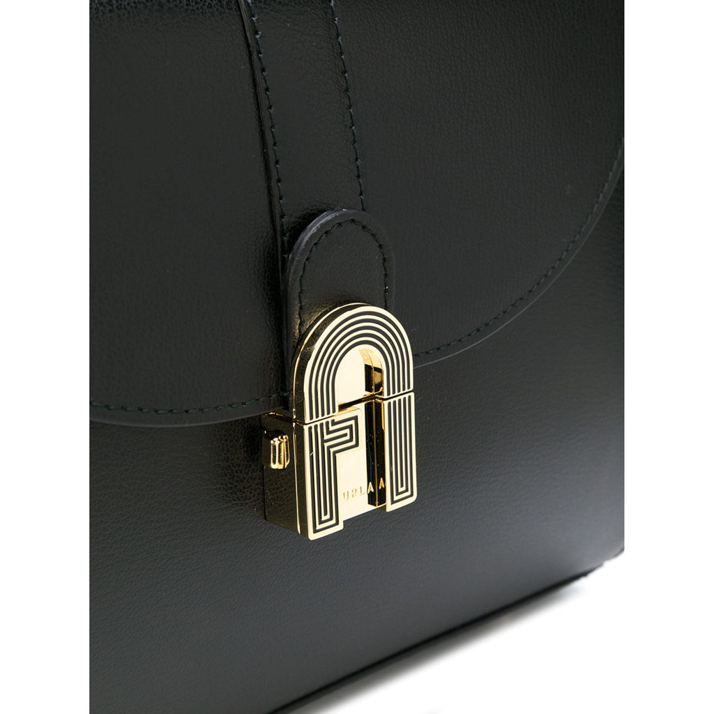 Furla 1927 Top Handle Opera Black Bag - AUSOUTLET.com.au