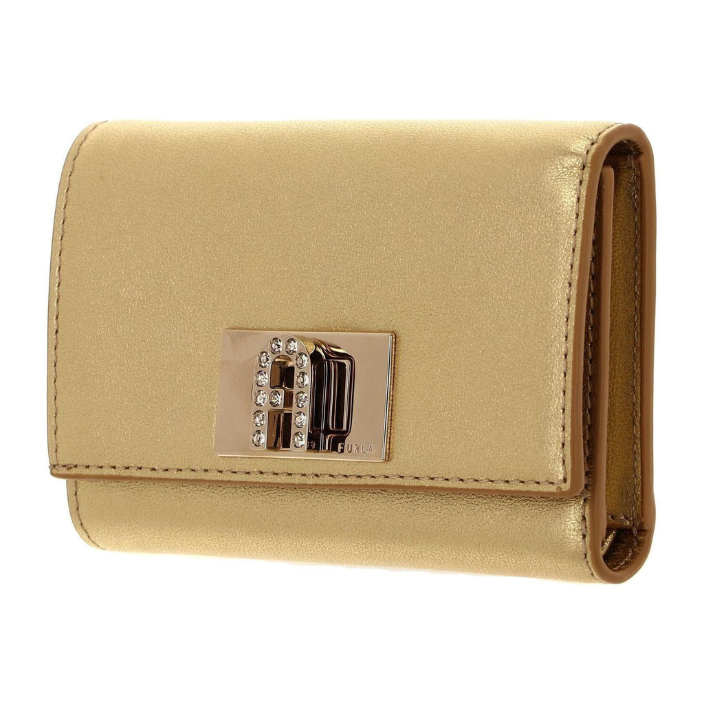 Furla 1927 Compact Medium Wallet - Gold - AUSOUTLET.com.au