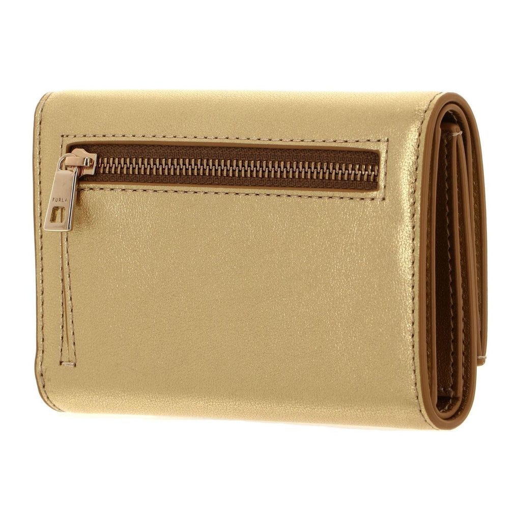 Furla 1927 Compact Medium Wallet - Gold - AUSOUTLET.com.au