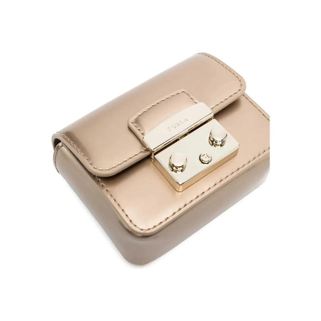 Furla Metropolis Micro Crossbody - Champagne - AUSOUTLET.com.au