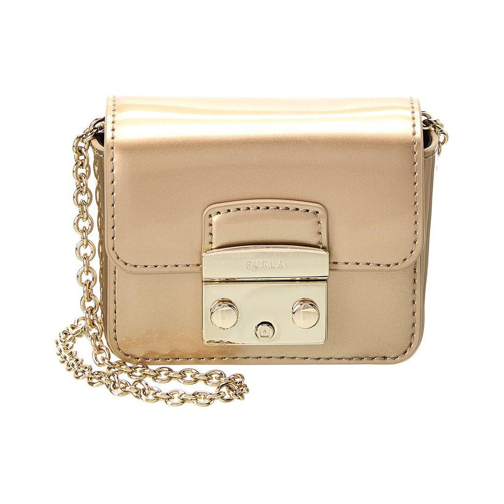 Furla Metropolis Micro Crossbody - Champagne - AUSOUTLET.com.au