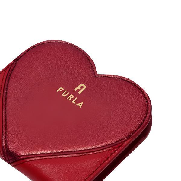 Furla Camelia Card Case - Red - AUSOUTLET.com.au