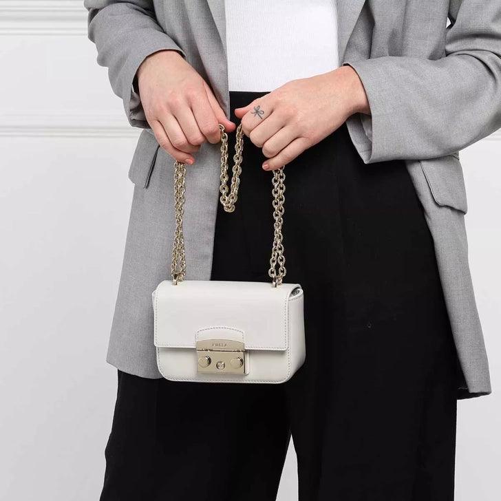 Furla Metropolis Mini Crossbody - Marshmallow - AUSOUTLET.com.au