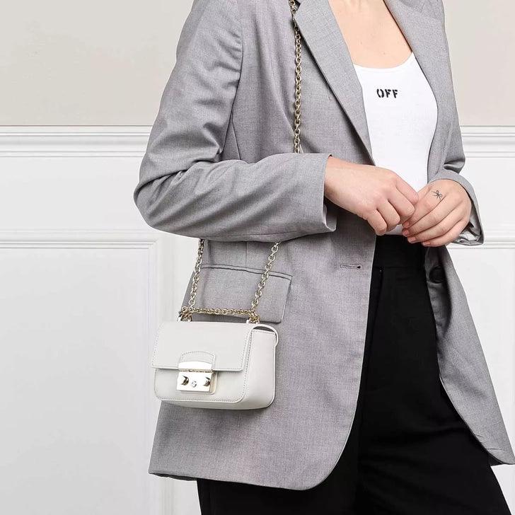 Furla Metropolis Mini Crossbody - Marshmallow - AUSOUTLET.com.au