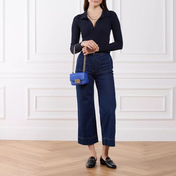 Furla Metropolis Mini Crossbody - Blue Cobalto - AUSOUTLET.com.au