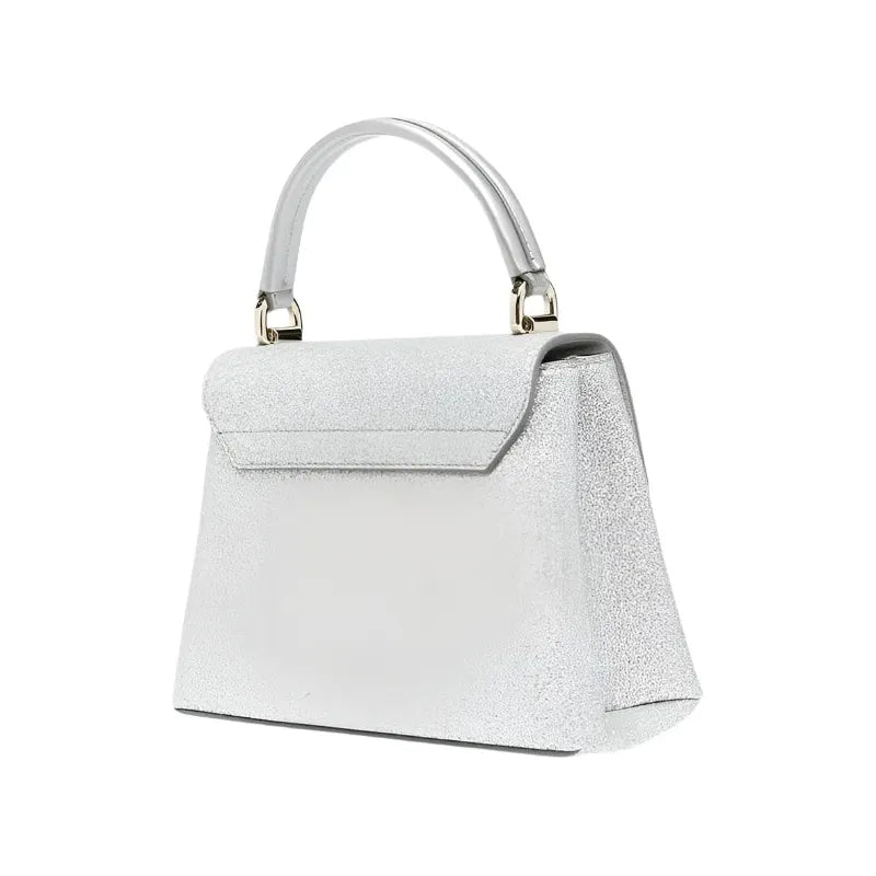 Furla Mini Top Handle - Ares Uni Color Silver and Light Gold - AUSOUTLET.com.au