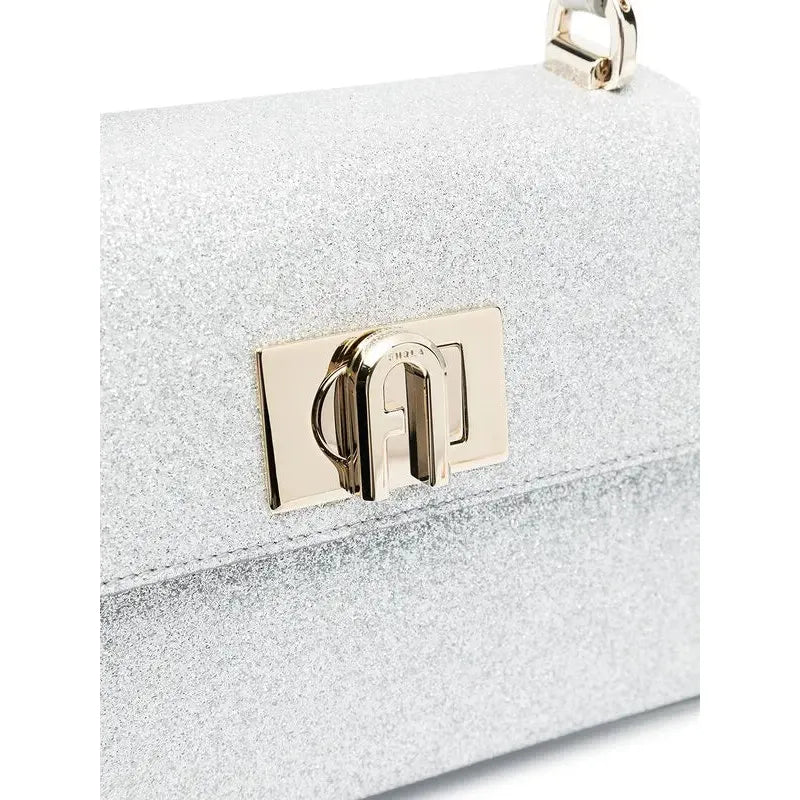 Furla Mini Top Handle - Ares Uni Color Silver and Light Gold - AUSOUTLET.com.au