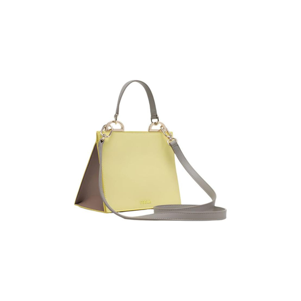 Furla Futura Mini Top Handle - Roxy Yellow, Beige and Gold - AUSOUTLET.com.au