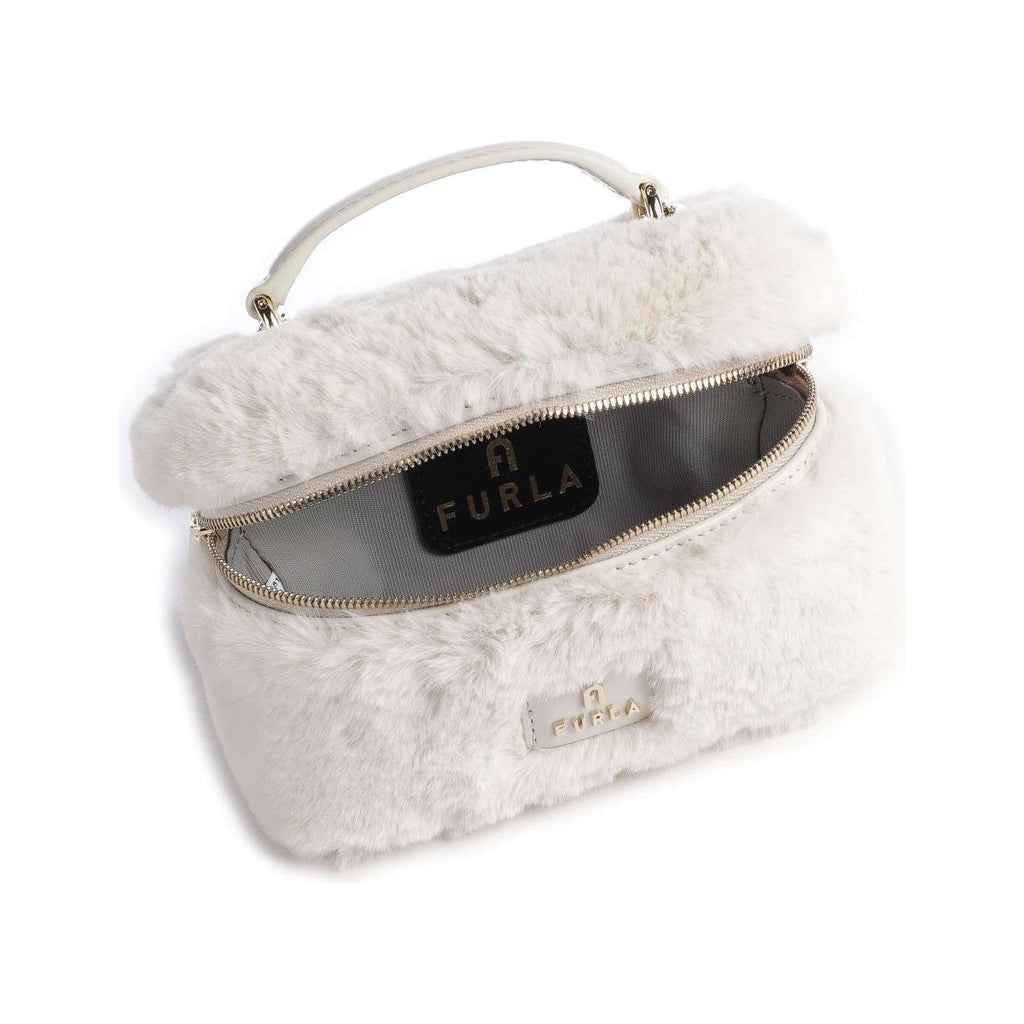 Furla Camelia Micro Vanity Case Crossbody - Teddy White - AUSOUTLET.com.au