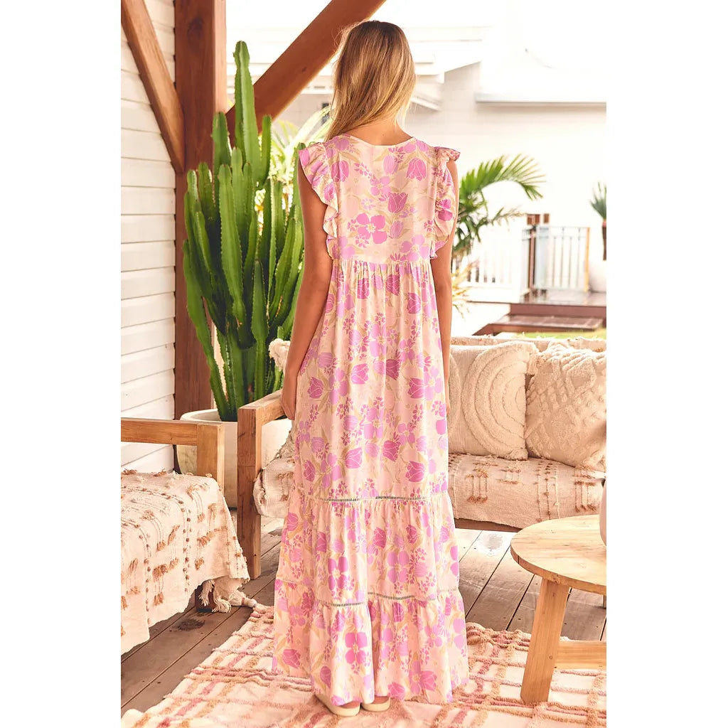 JAASE Evolet Print Tilda Maxi Dress - AUSOUTLET.com.au