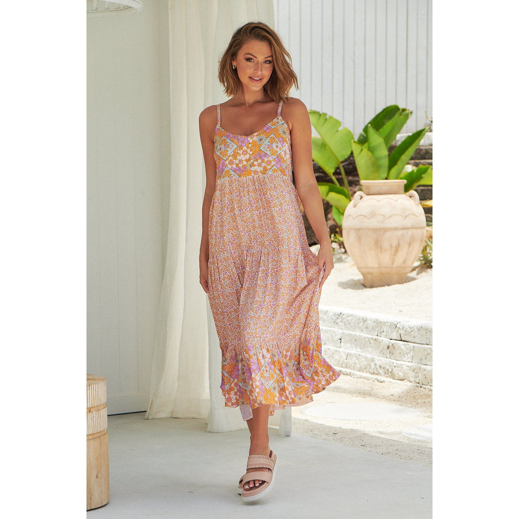 JAASE Forget Me Not Print Raine Maxi Dress - AUSOUTLET.com.au