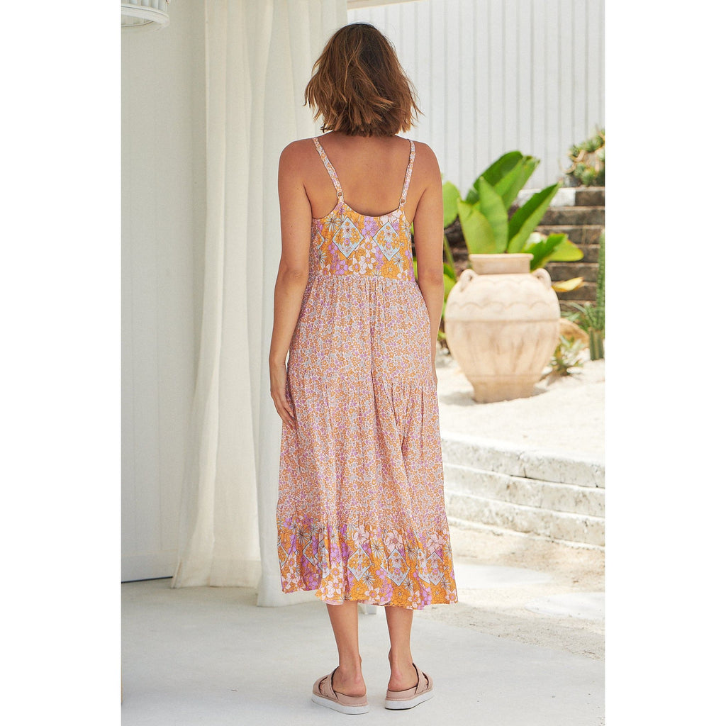 JAASE Forget Me Not Print Raine Maxi Dress - AUSOUTLET.com.au