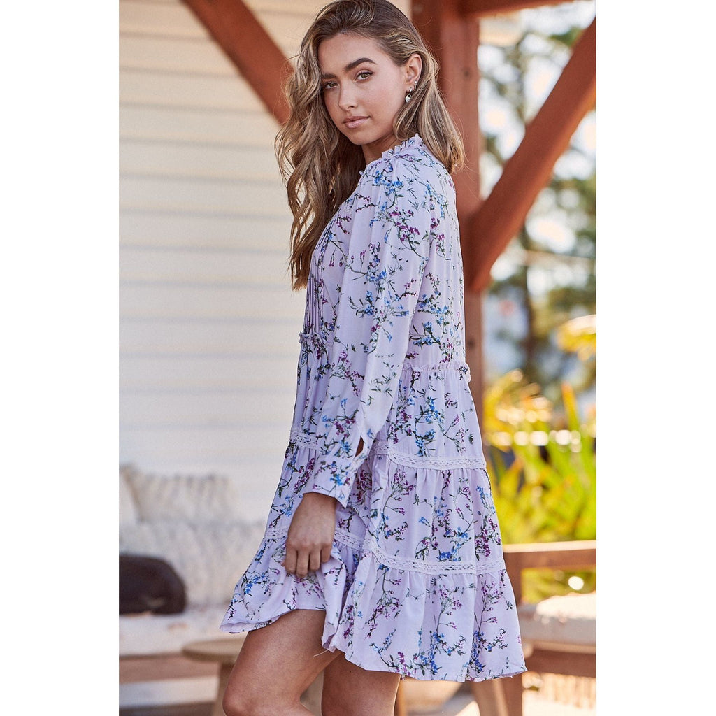 JAASE Mandy Print Fernanda Mini Dress - AUSOUTLET.com.au