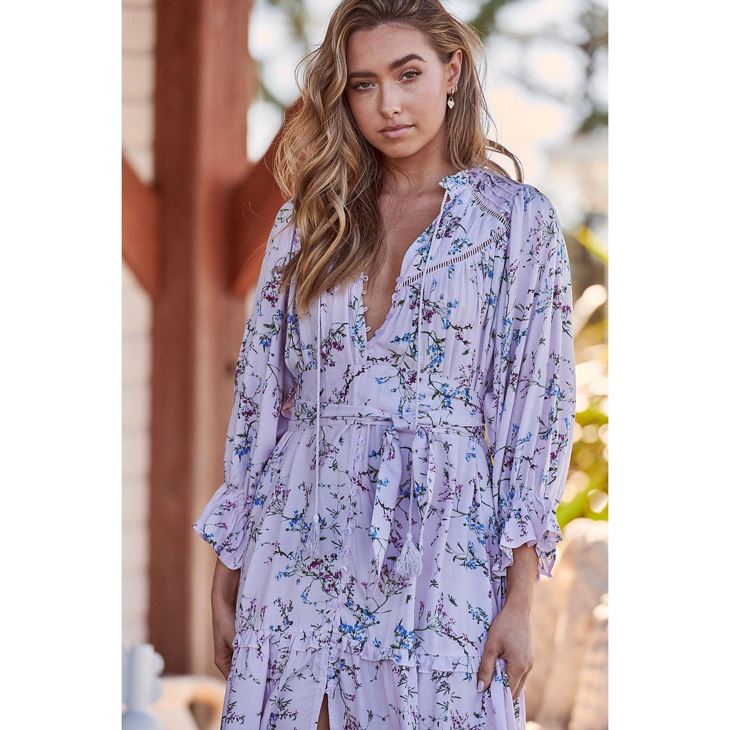 JAASE Mandy Print Briana Midi Dress - AUSOUTLET.com.au