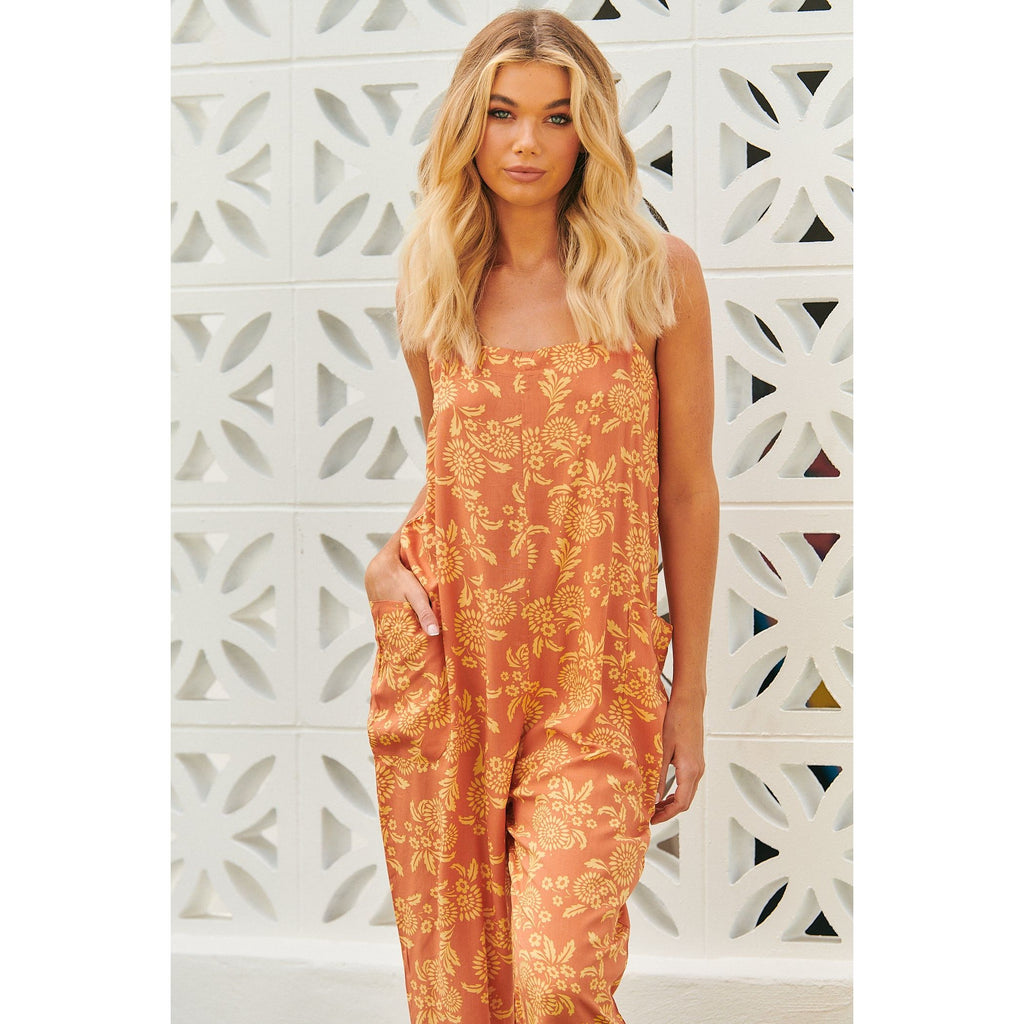 JAASE Day Dream Sun Print Zandra Jumpsuit - AUSOUTLET.com.au