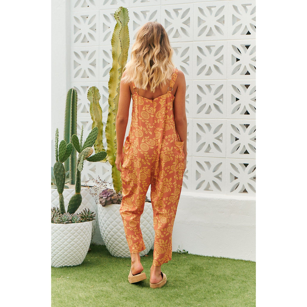 JAASE Day Dream Sun Print Zandra Jumpsuit - AUSOUTLET.com.au