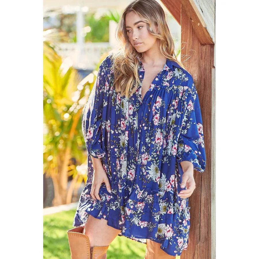 JAASE Piana Print Aimee Mini Dress - AUSOUTLET.com.au