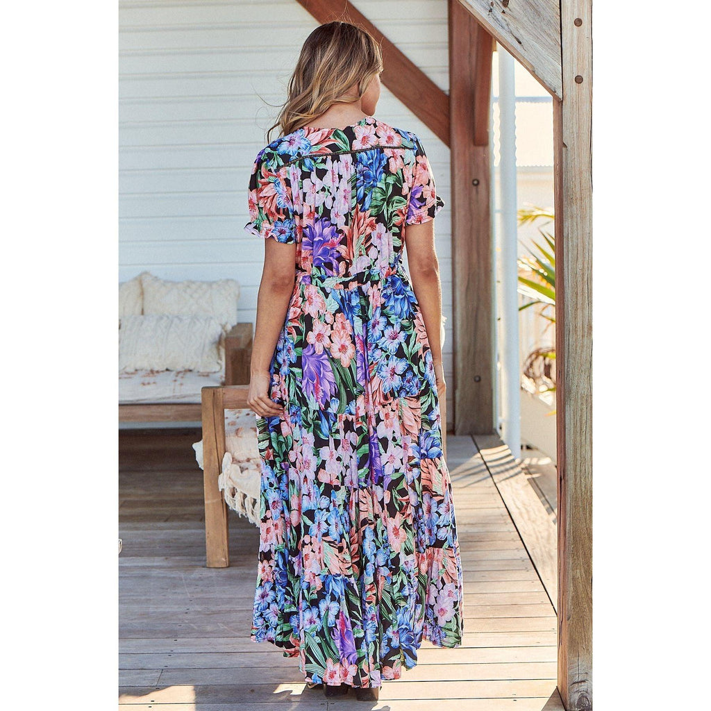 JAASE Midnight Tropics Print June Maxi Dress - AUSOUTLET.com.au