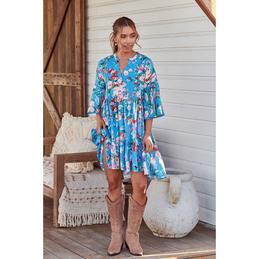 JAASE Imagination Print Betty Mini Dress - AUSOUTLET.com.au